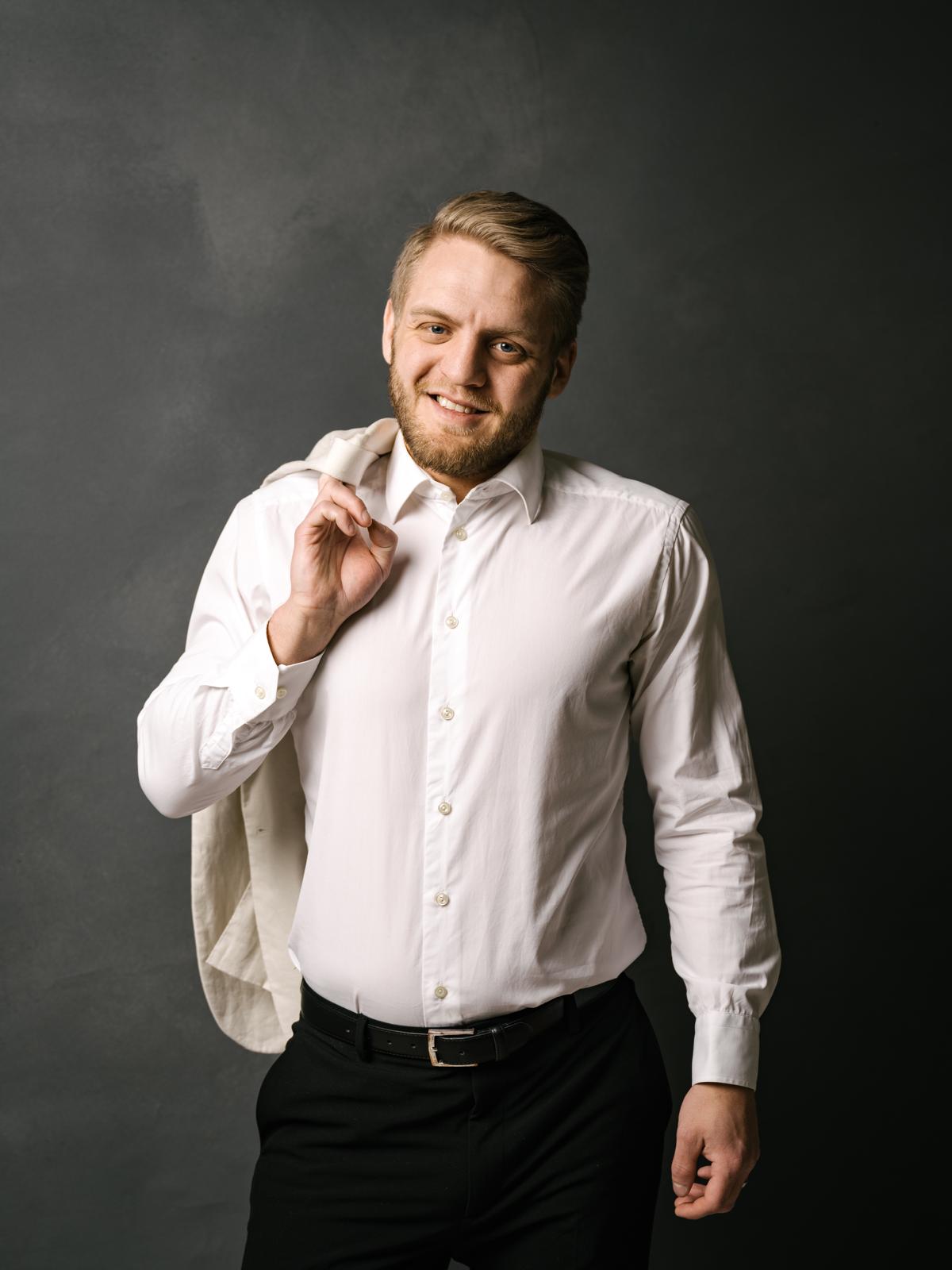Porträtt av Emil Grabow